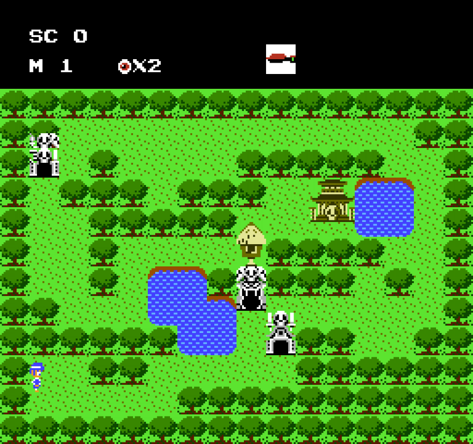 Ninja Kid [5 Screw] gameplay image for Nintendo Entertainment System (NES) retro video game