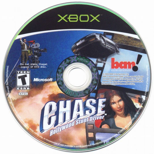 Chase: Hollywood Stunt Driver disc for Xbox (XBOX) video game