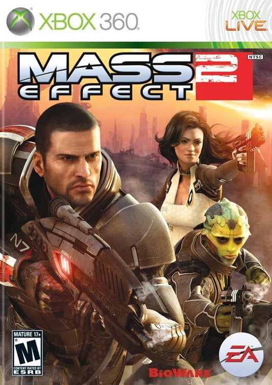 Mass Effect 2 cover art for Xbox 360 (X360) video game