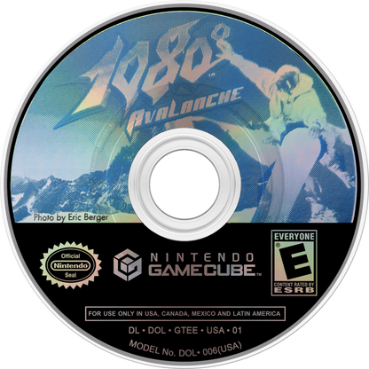 1080 Avalanche Nintendo GameCube fast-paced extreme snowboarding racing video game with trick system realistic courses avalanche escapes and multiplayer modes as the successor to 1080° Snowboarding retro gaming Nintendo GameCube classic disc
