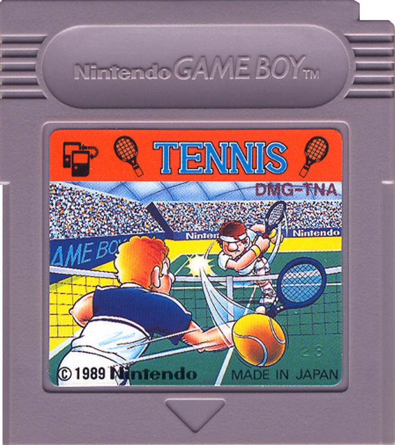 Tennis JP Import Game Boy GB cartridge for retro video game enthusiasts featuring classic sports gameplay simple tennis match mechanics fast paced court rallies arcade style scoring system competitive handheld gameplay and portable retro gaming experience and collectible gaming appeal