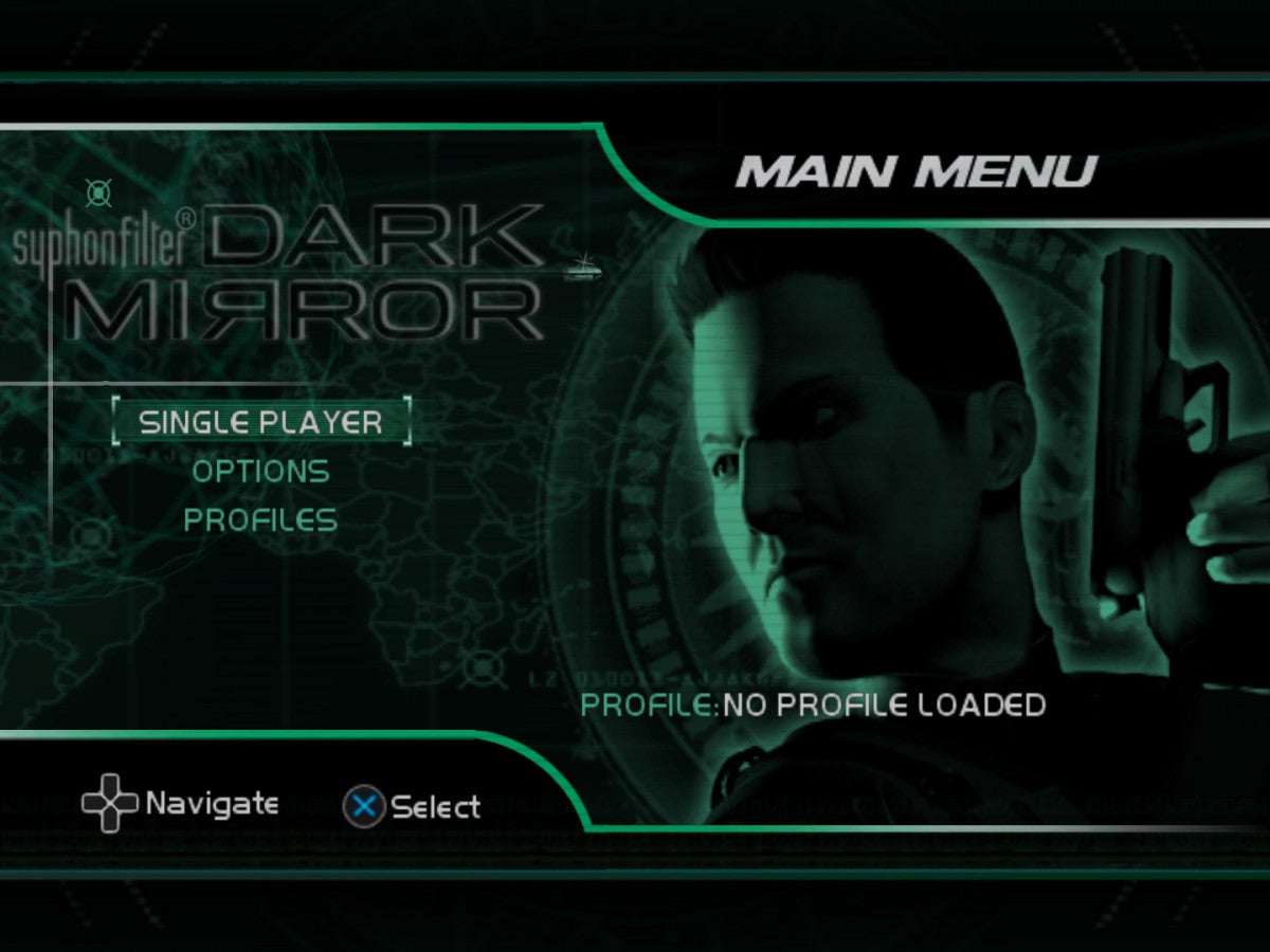 Syphon Filter Dark Mirror PlayStation 2 PS2 for action stealth video game fans featuring tactical espionage gameplay third person shooter combat covert operations stealth missions realistic weapons cinematic storytelling special agent action immersive military adventure collectible gaming appeal gameplay