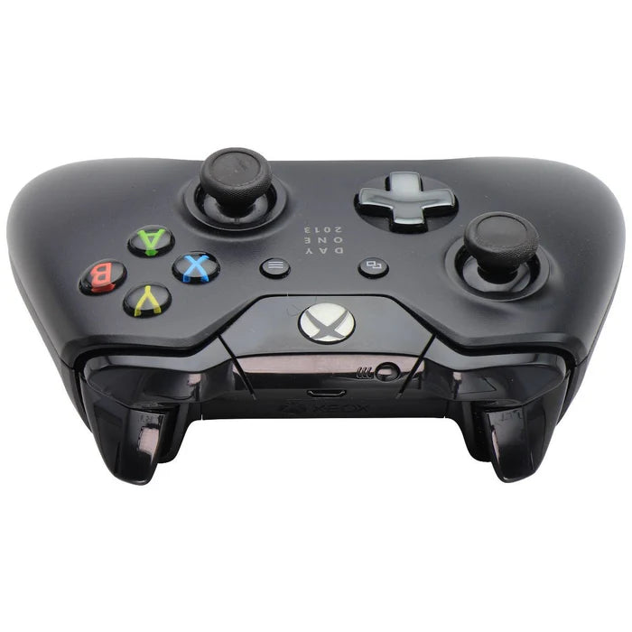 Xbox One Day One 2013 Wireless Controller for video game enthusiasts featuring original launch edition design comfortable ergonomic controls precision analog sticks responsive triggers wireless gameplay compatibility with Xbox One consoles and collectible gaming appeal top upside down 