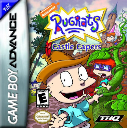 Rugrats: Castle Capers cover art for Game Boy Advance (GBA) video game