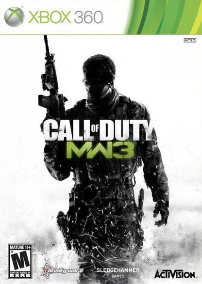 Call of Duty: Modern Warfare 3 cover art for Xbox 360 (X360) first-person shooter video game