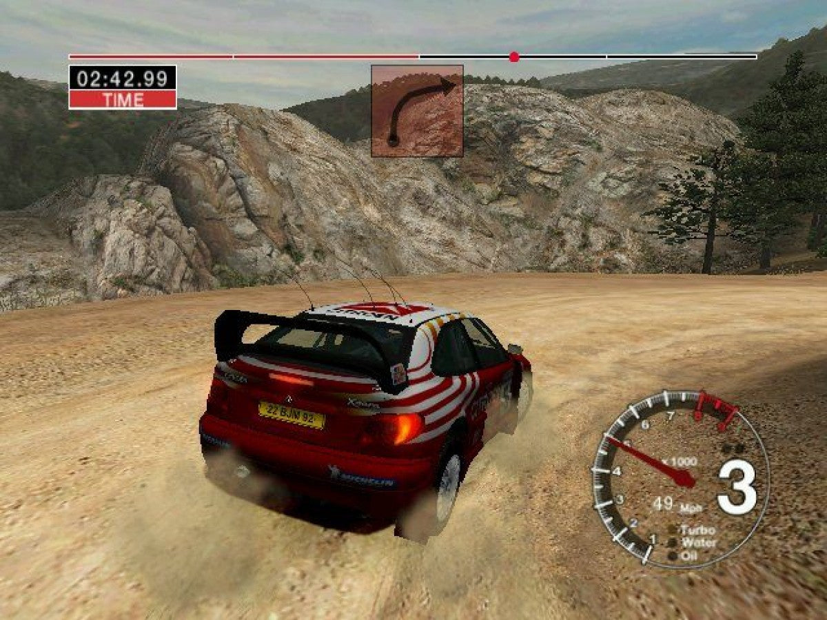 Colin McRae Rally 04 PAL Version for PlayStation 2 with realistic rally racing and off-road driving theme gameplay