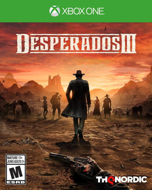 Desperados III cover art for Xbox One XONE video game