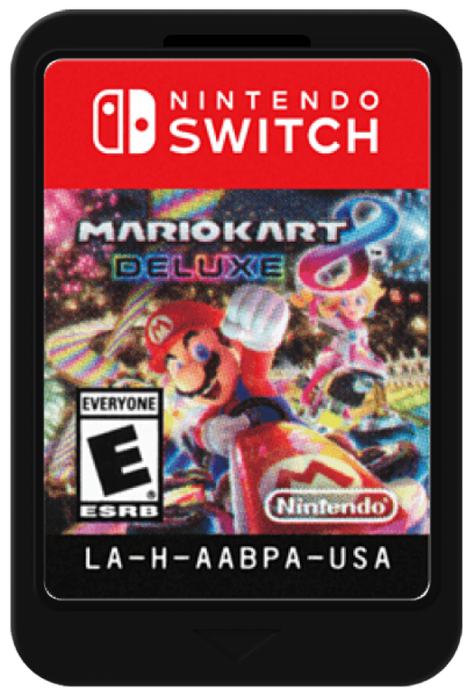 Mario Kart 8 Deluxe cartridge for Nintendo Switch (NS) video game