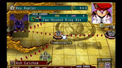 Yu-Gi-Oh! The Duelists of the Roses – PlayStation 2 (PS2) video game gameplay, trading card strategy.