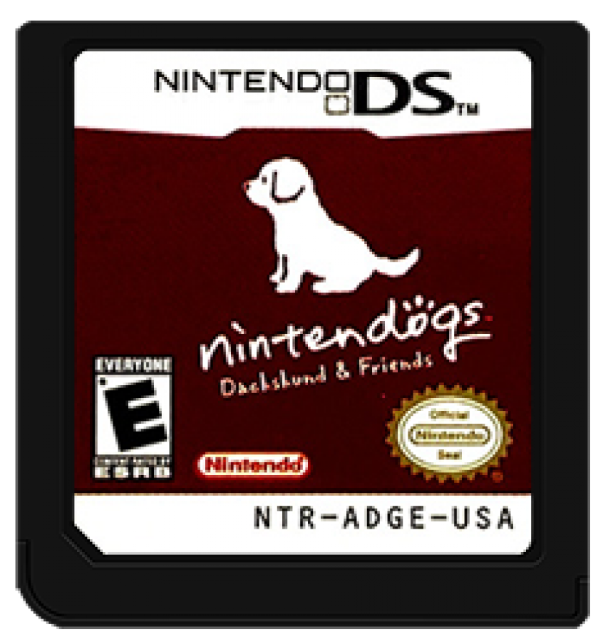 Nintendogs: Dachshund and Friends cartridge for Nintendo DS (DS) virtual pet simulation video game