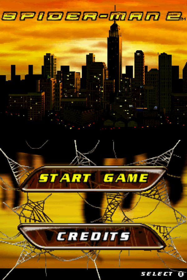 Spider-Man 2 Nintendo DS DS video game featuring superhero action adventure gameplay Marvel Spider-Man web swinging wall crawling web attacks crime fighting enemy battles New York City exploration platforming challenges superhero missions and classic Nintendo DS handheld gaming retro video game collection collectible gaming appeal gameplay