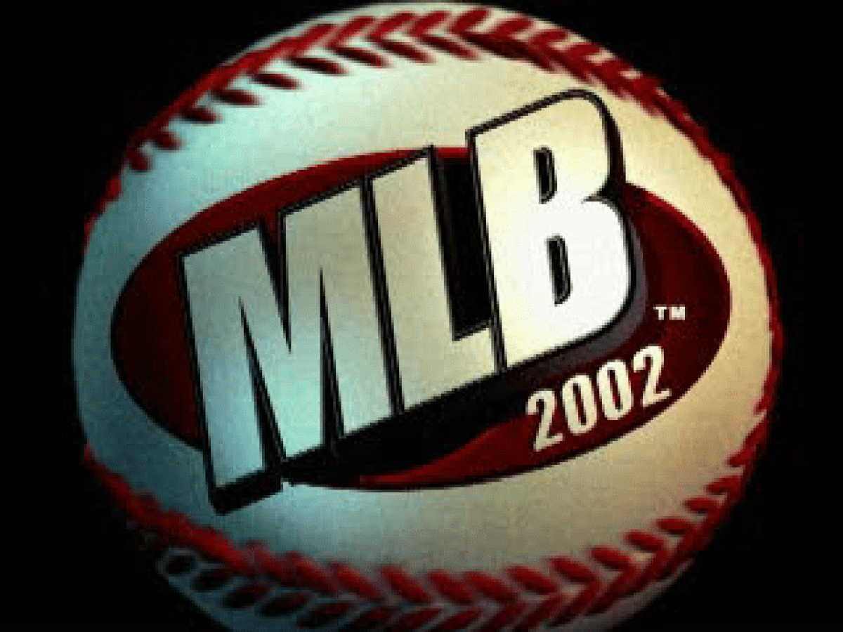 MLB 2002 – PlayStation 1 (PS1) title screen art 