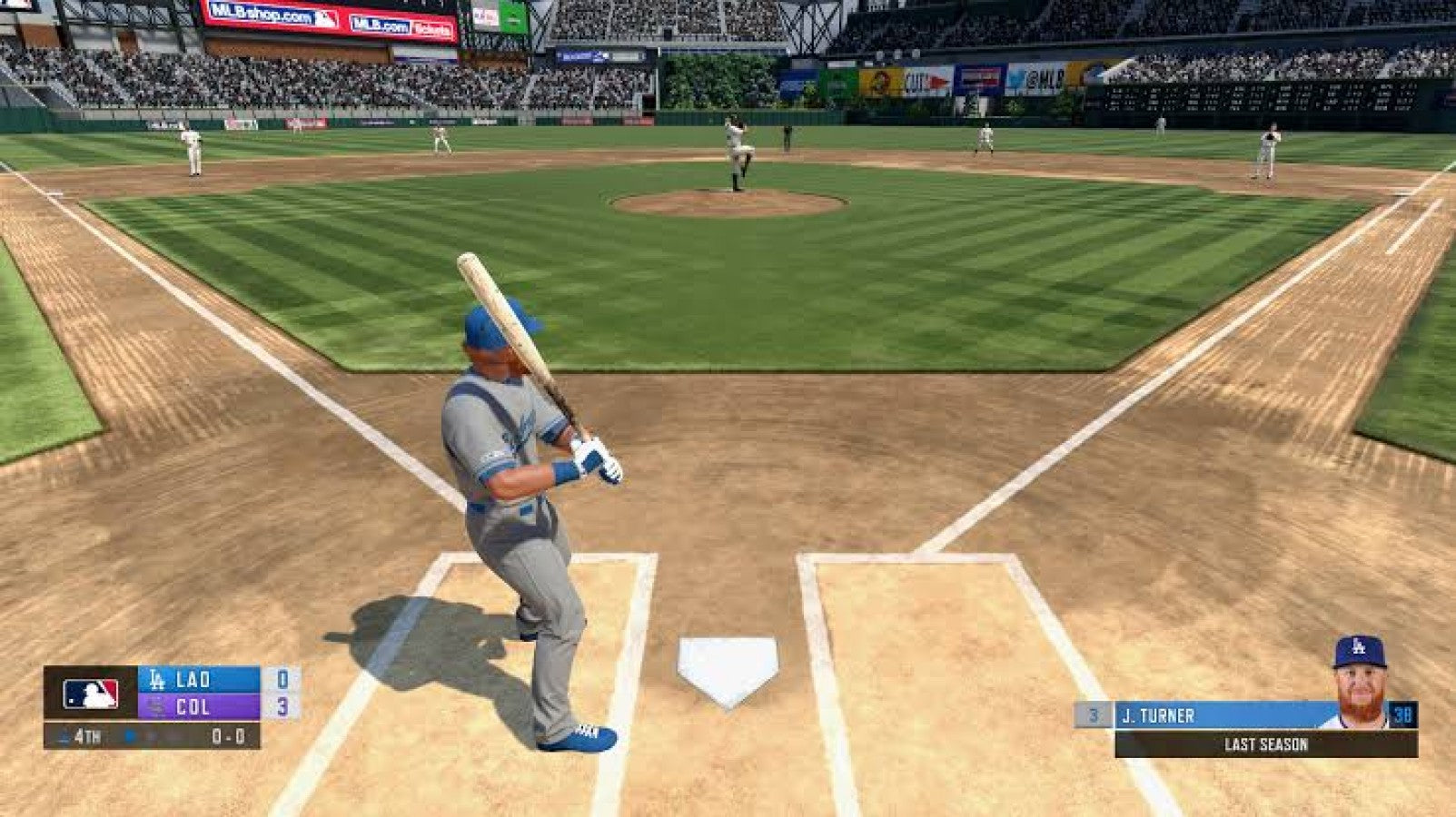 MLB 19 The Show PlayStation 4 baseball simulation with Road to the Show, franchise mode, and Diamond Dynasty, official MLB license with authentic teams and stadiums gameplay