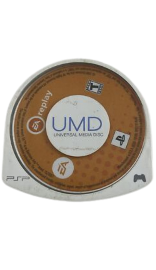EA Replay PlayStation Portable PSP for retro video game fans featuring classic Electronic Arts game collection arcade action sports gameplay racing adventures strategy titles nostalgic handheld entertainment multiple genres collectible gaming appeal UMD disc