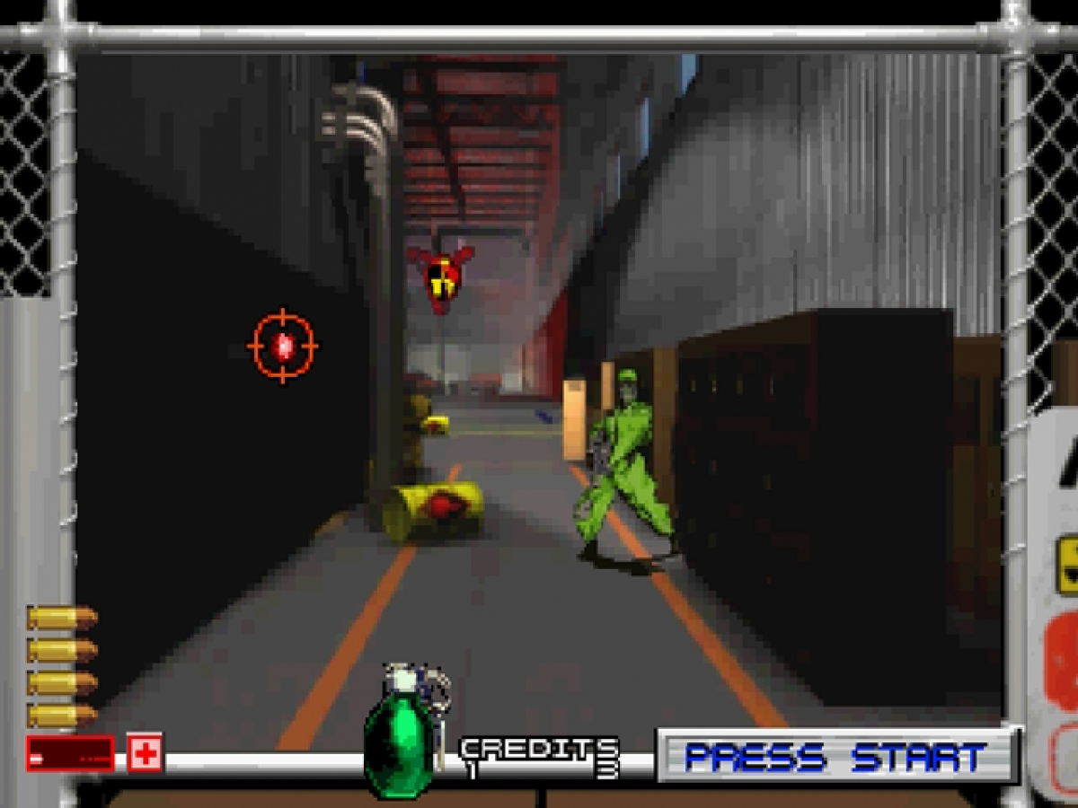 Area 51 gameplay for Sega Saturn (SS) video game