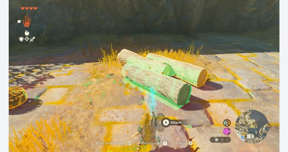 The Legend of Zelda Tears of the Kingdom gameplay image for Nintendo Switch NS video game