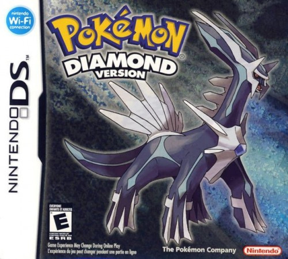 Pokémon Diamond cover art for Nintendo DS (DS) Pokémon RPG adventure video game