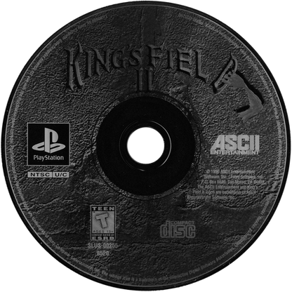 King's Field II PlayStation PS1 for action role playing video game fans featuring first person dungeon exploration sword and magic combat dark fantasy environments challenging enemies character progression mysterious quests and immersive atmospheric gameplay retro PlayStation gaming collectible appeal disc