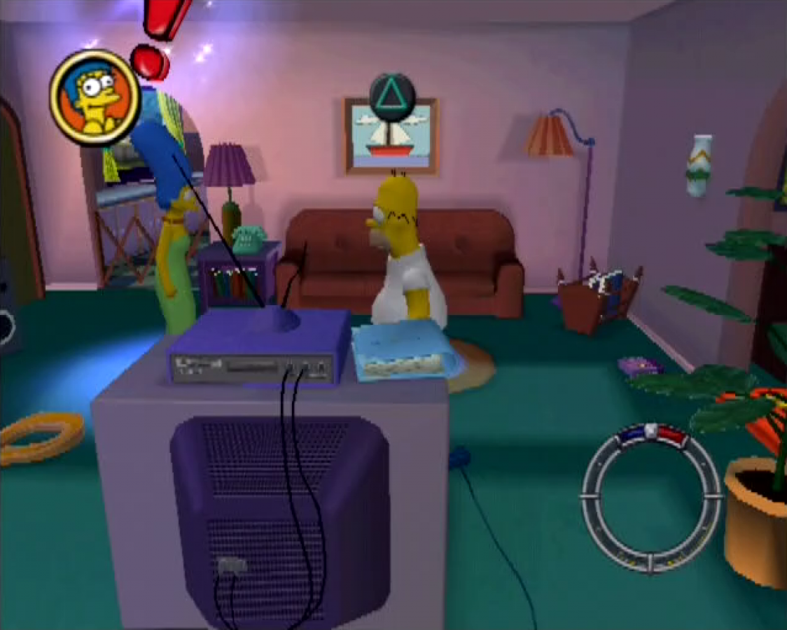 The Simpsons: Hit & Run – PlayStation 2 (PS2) video game gameplay, action-adventure driving.