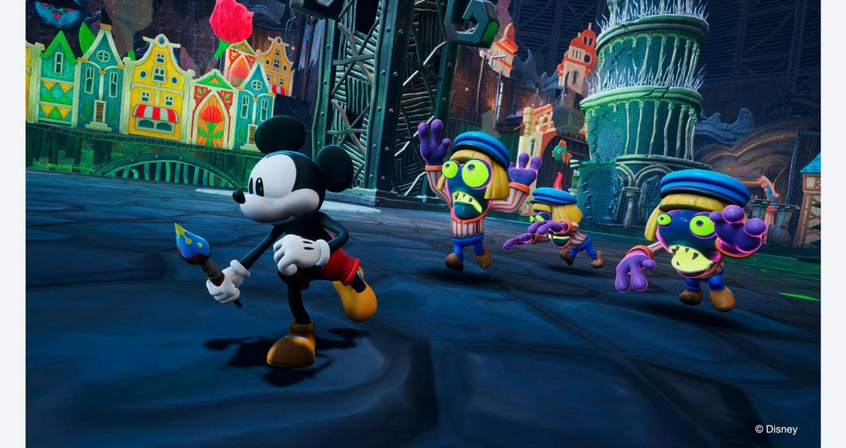 Epic Mickey: Rebrushed gameplay image for Nintendo Switch (NS) video game
