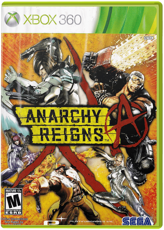 Anarchy Reigns cover art for Xbox 360 (X360) video game