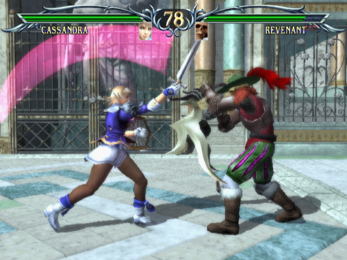 Soul Calibur III – PlayStation 2 (PS2) video game gameplay, 3D fighting game.