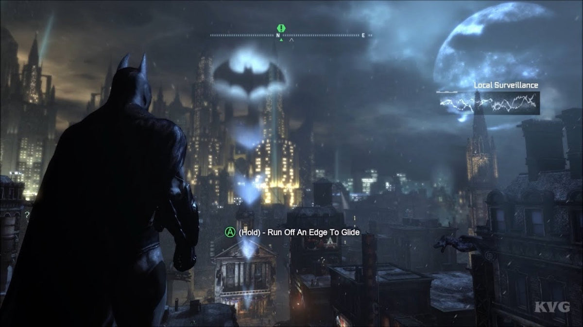 Batman Arkham City Game of the Year Edition video game featuring Batman action adventure gameplay open world Gotham City exploration stealth combat detective investigations iconic DC villains Catwoman playable missions gadgets combat combos and bonus downloadable content superhero gaming experience retro video game collection collectible gaming appeal gameplay