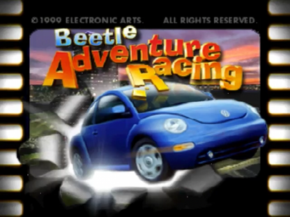 Beetle Adventure Racing title screen for Nintendo 64 (N64) video game