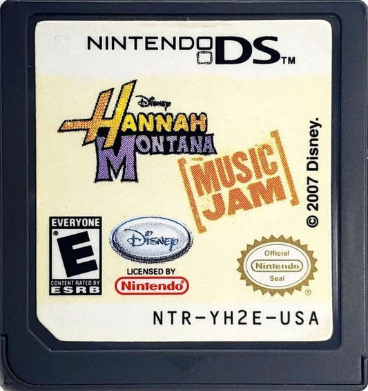 Hannah Montana: Music Jam cartridge for Nintendo DS (DS) music rhythm video game