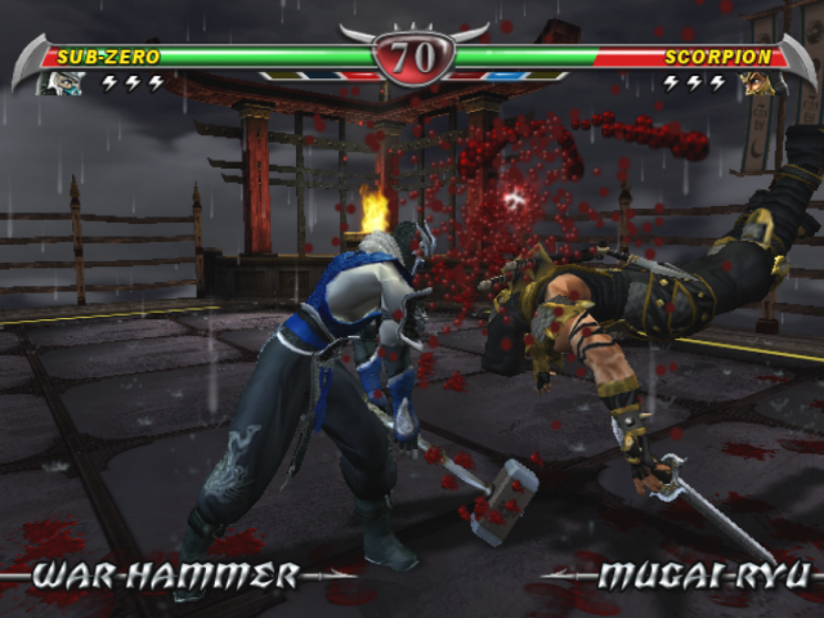 Mortal Kombat Deception Premium Pack PlayStation 2 (PS2) fighting video game gameplay