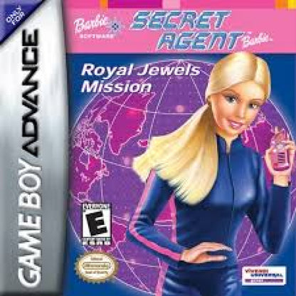 Game Boy Advance Barbie Secret Agent adventure game cover art