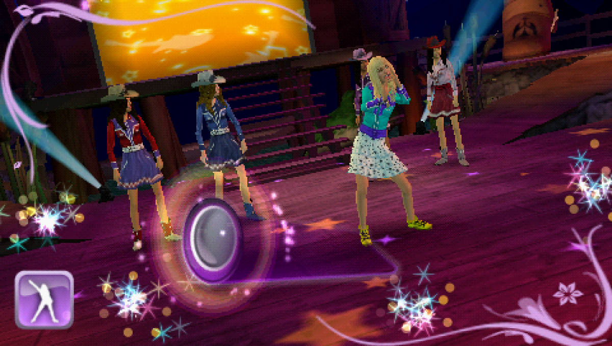 Hannah Montana: Rock It Out gameplay for Playstation Portable (PSP). A rhythm‑focused music game starring Hannah Montana, featuring pop‑concert performances, dance routines, and customization elements inspired by the show. 