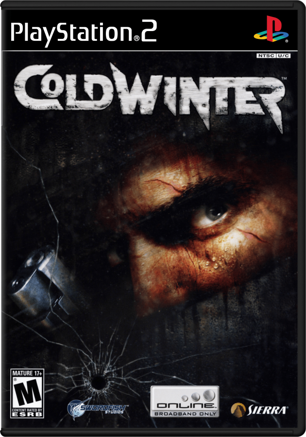 Cold Winter PS2 PlayStation 2 first person shooter game cover art