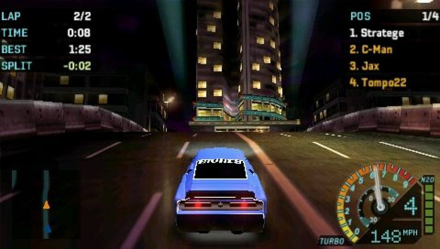 Need for Speed: Underground Rivals gameplay for PlayStation Portable (PSP) racing game