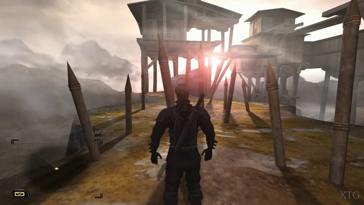 Batman Begins for PlayStation 2 with dark action-adventure theme based on the film gameplay