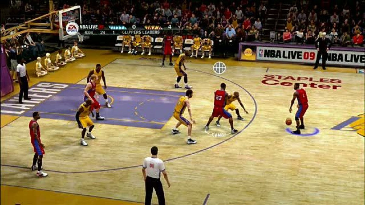 NBA Live 09 gameplay for PlayStation 3 (PS3) video game