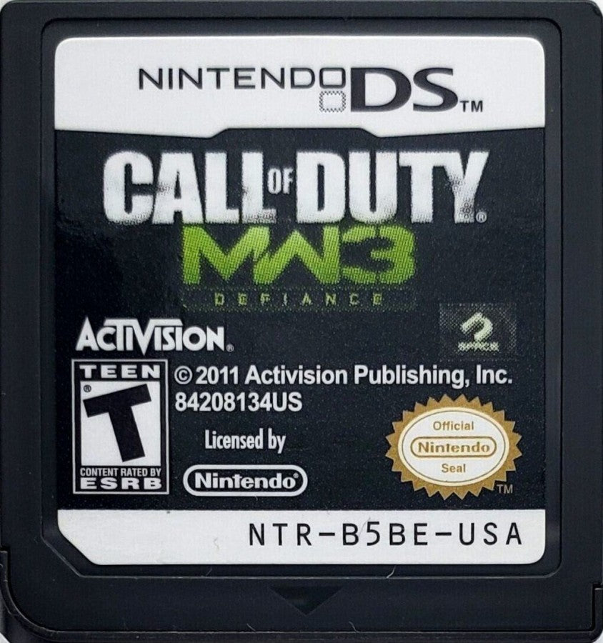 Call of Duty: Modern Warfare 3 cartridge for Nintendo DS (DS) first-person shooter action video game