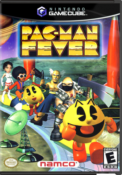 Pac-Man Fever cover art for Nintendo GameCube (GC) party video game