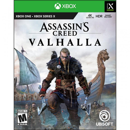 Assassin's Creed: Valhalla cover art for Xbox Series X (XSX) video game