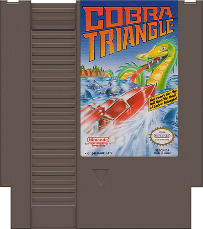 Cobra Triangle cartridge for Nintendo Entertainment System NES retro video game