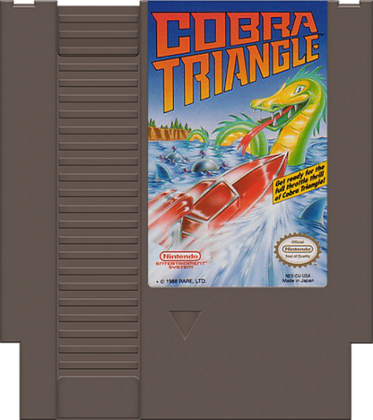 Cobra Triangle cartridge for Nintendo Entertainment System NES retro video game