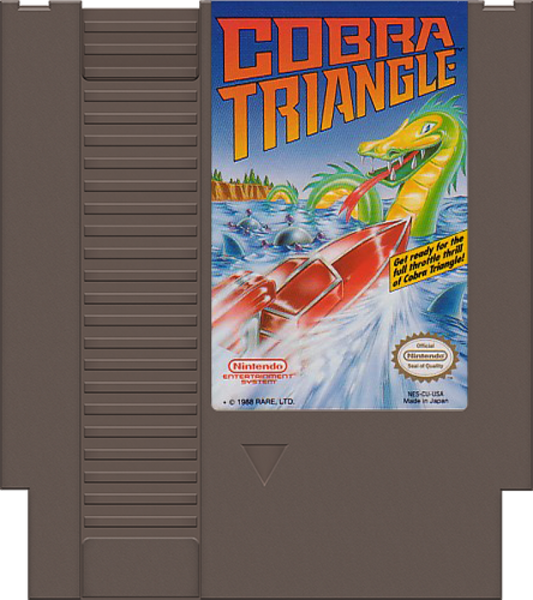 Cobra Triangle cartridge for Nintendo Entertainment System NES retro video game
