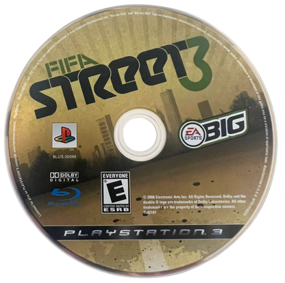 FIFA Street 3 retro PlayStation 3 video game FIFA Street soccer sports arcade football trick moves multiplayer competitive gameplay console title PlayStation 3 release disc