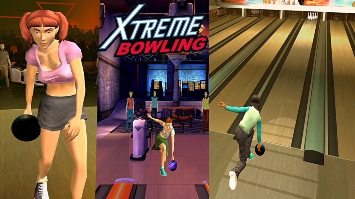 AMF Xtreme Bowling PS2 sports bowling video game gameplay