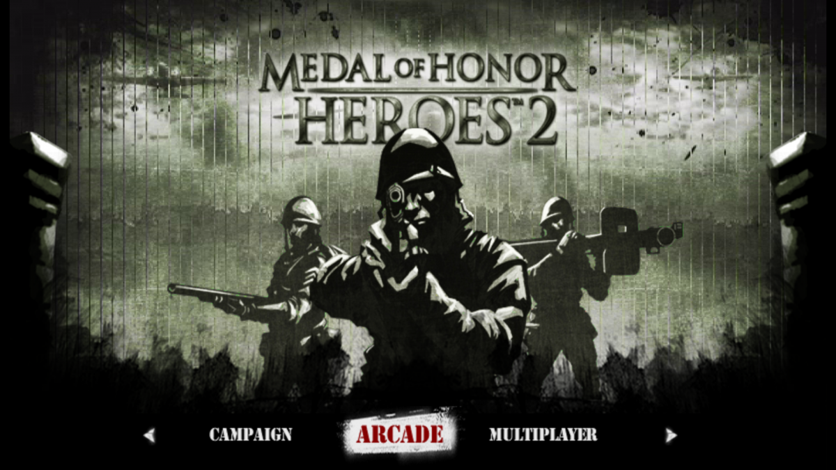 Medal of Honor: Heroes 2 – Nintendo Wii (Wii) World War II first-person shooter action video game title screen