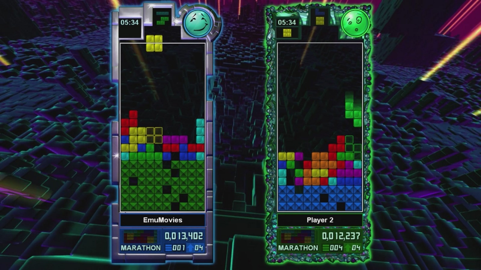 Tetris: Evolution gameplay for Xbox 360 (X360) puzzle video game