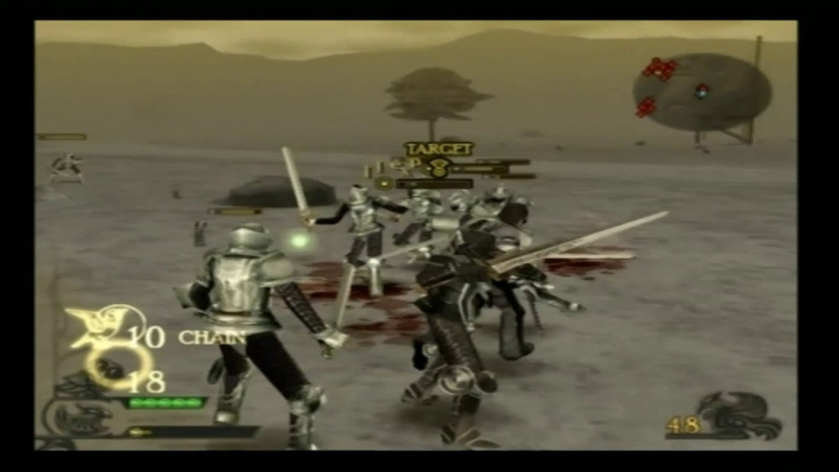 Drakengard PS2 Sony PlayStation 2 action RPG fantasy dark storyline dragon riding aerial combat hack and slash ground battles Square Enix story driven gameplay multiple endings medieval setting retro gaming PlayStation 2 software video game title gameplay