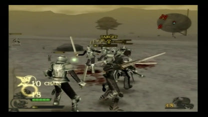 Drakengard PS2 Sony PlayStation 2 action RPG fantasy dark storyline dragon riding aerial combat hack and slash ground battles Square Enix story driven gameplay multiple endings medieval setting retro gaming PlayStation 2 software video game title gameplay
