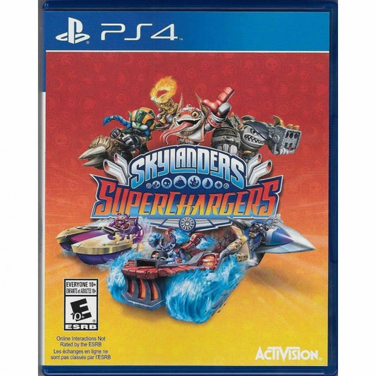 Skylanders SuperChargers cover art for PlayStation 4 (PS4) video game