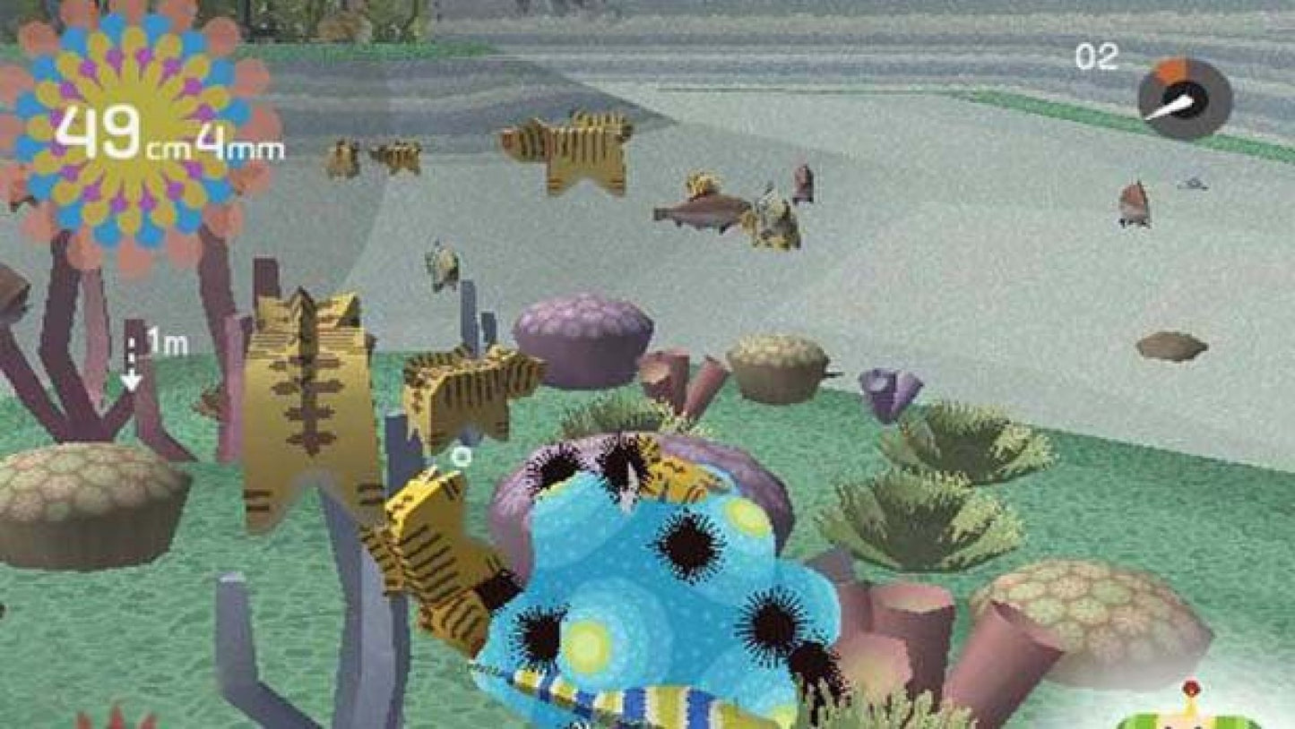 We Love Katamari – PlayStation 2 (PS2) video game gameplay, puzzle-action.